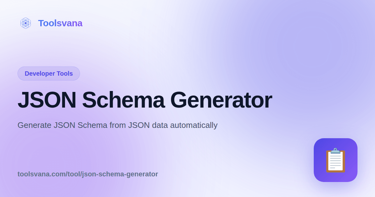 Json Template Generator JSON Schema Generator - Generate JSON Schema from JSON Data Online ...