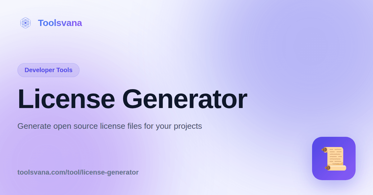Random Liecense Open Source License Generator - Generate MIT, Apache, GPL Licenses ...